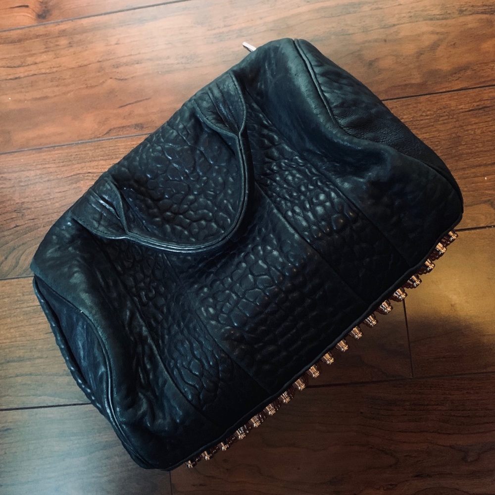 Alexander Wang Rocco Handbag with Rose Gold Studs